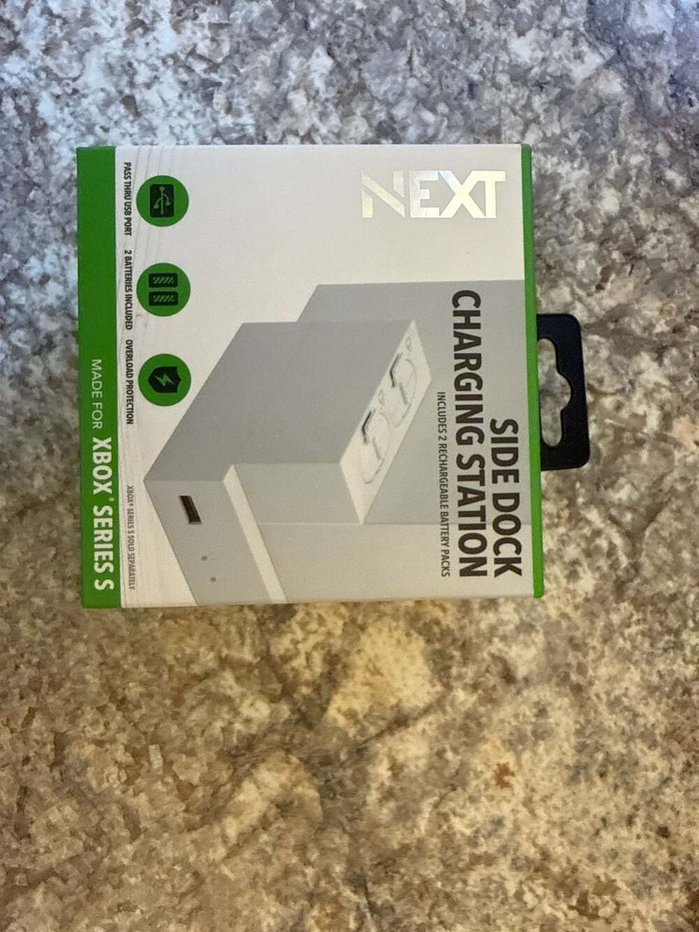 NEXT Side Dock Charging Station for Xbox Series S with 2 Rechargeable Battery Pa